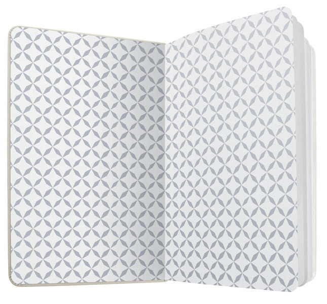 Sigel si-jn126 carnet jolie flair a6 couverture rigide ligné gris glacier 174 pages 80g