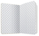 Sigel si-jn126 carnet jolie flair a6 couverture rigide ligné gris glacier 174 pages 80g