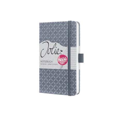 Sigel si-jn126 carnet jolie flair a6 couverture rigide ligné gris glacier 174 pages 80g