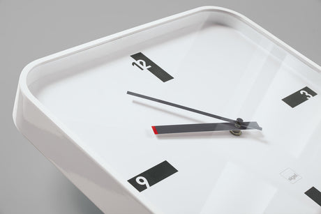 Sigel si-wu122 horloge murale artetempus mezo blanc avec mouvement à quartz