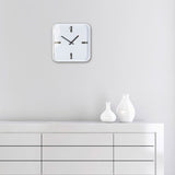 Sigel si-wu122 horloge murale artetempus mezo blanc avec mouvement à quartz