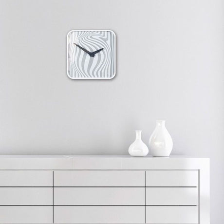 Sigel si-wu120 horloge murale artetempus opta blanc avec mouvement à quartz