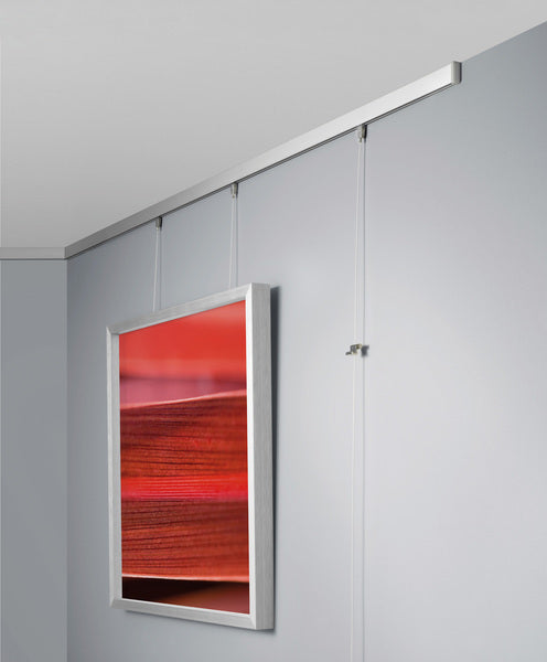 Sigel si-ga302 galerie de cadre interchangeable 40x50cm aluminium couleur argent