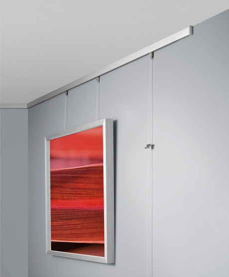 Sigel si-ga302 galerie de cadre interchangeable 40x50cm aluminium couleur argent