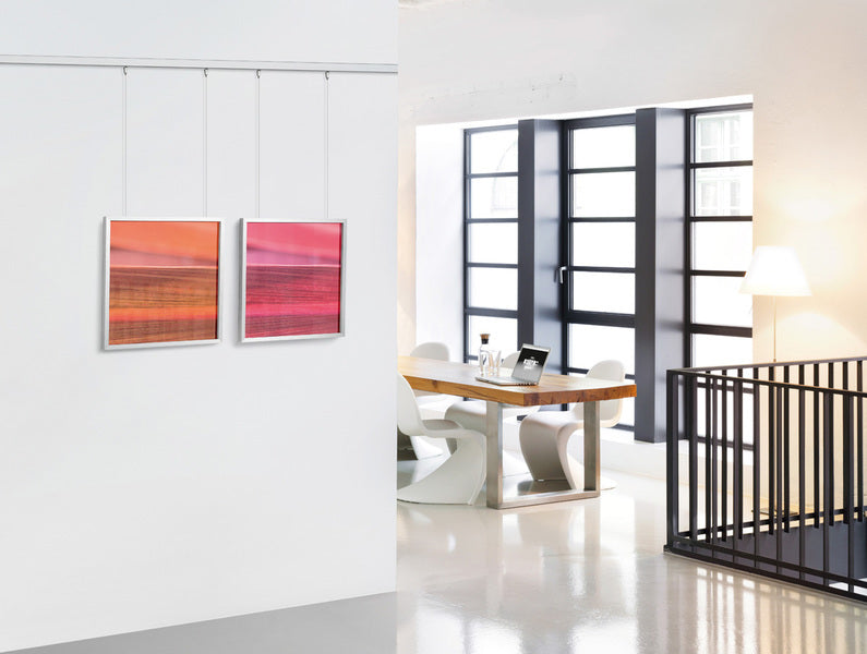 Sigel si-ga302 galerie de cadre interchangeable 40x50cm aluminium couleur argent