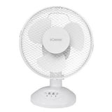 Bomann vl 1137 cb ventilateur de table 23 cm blanc