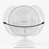 Bomann Bomann VL 1137 CB Table ventilador 23 cm blanco