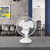 Bomann vl 1137 cb ventilateur de table 23 cm blanc