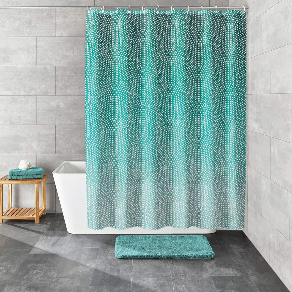 Kleine Wolke Kleine Wolke Shower Curtain Cascade 180x200 cm Green