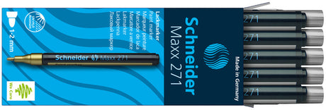 Schneider marqueur peinture maxx 271 1-2mm argent 10 pièces