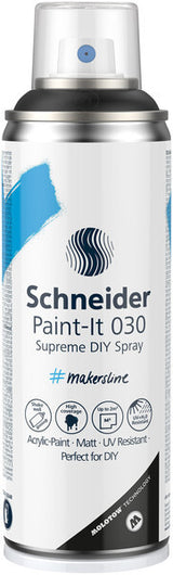 Schneider Schneider S-ML03050001 DIY Spray Paint-It 030 Black 200 ml Acrylfarbe