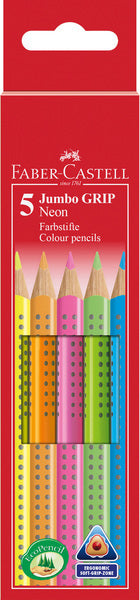 Faber Castell FC-110994 Étui à crayons de couleur Jumbo Grip 5 couleurs