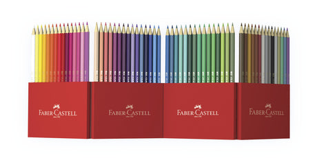 Faber Castell FC-111260 crayon de couleur Faber-Castell Castle trousse à crayons hexagonale en carton 60 pièces