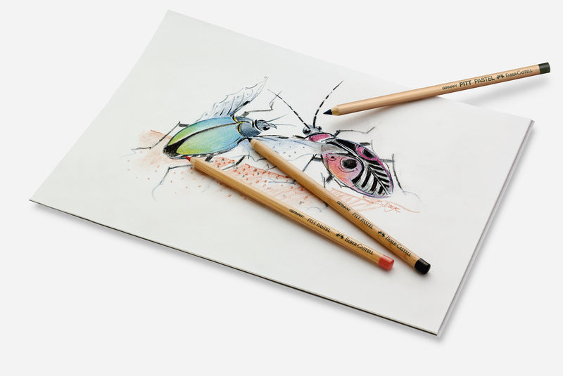 Faber Castell FC-112124 Crayon Pastel Faber-Castell Pitt Étui en métal de 24 pièces