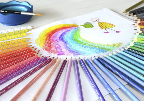 Faber Castell FC-112423 Crayon de couleur Faber-Castell Grip Étui en métal de 24 pièces