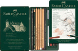 Faber Castell FC-11975 Pitt Monochrome Set 12-częściowy medium Faber-Castell