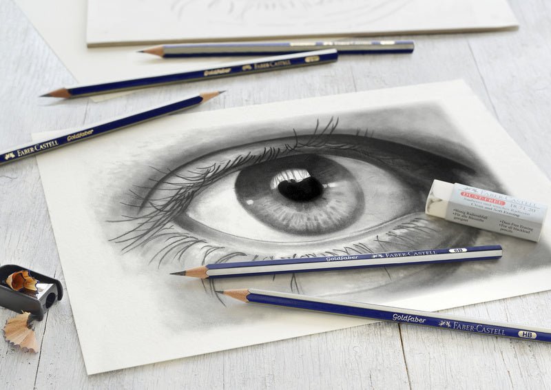 Faber castell fc-114000 ensemble graphite faber-castell goldfaber 8 pièces