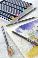 Faber castell fc-114712 crayon de couleur faber-castell goldfaber trousse de 12 pièces