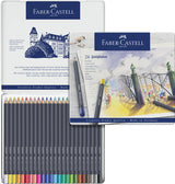 Faber castell fc-114724 crayon de couleur faber-castell goldfaber trousse de 24 pièces