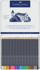 Faber castell fc-114724 crayon de couleur faber-castell goldfaber trousse de 24 pièces