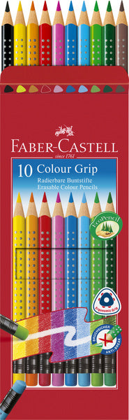 Faber Castell Faber Castell FC-116613 colored pencil Faber-Castell GRIP 2001 Exhaustable pouch of 10 pieces