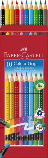 Faber Castell Faber Castell FC-116613 colored pencil Faber-Castell GRIP 2001 Exhaustable pouch of 10 pieces