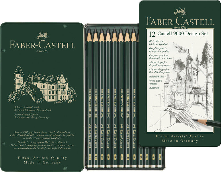 Faber Castell Faber Castell FC-119064 Pencil 9000 design set