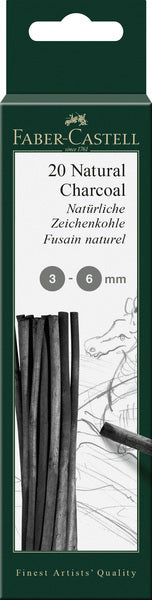 Faber Castell Faber Castell FC-129198 Charcoal Pitt Monochrome 3-6 mm