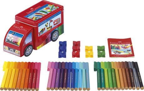 Faber Castell FC-155533 connecteur pour feutre 33 pièces avec 10 clips en camion