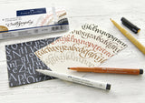 Faber Castell FC-167508 Pitt Artist Pen Ensemble de calligraphie 8 stylos