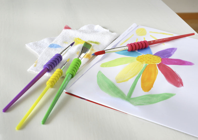 Faber Castell FC-481600 jeu de pinceaux en plastique 4 pièces