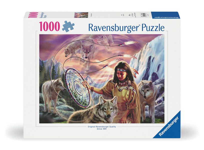 Ravensburger puzzle l'attrape-rêves - puzzle - 1000 pièces
