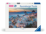 Puzzle Ravensburger Puzzle Soirée Santorin - Paysage 1000 pièces.