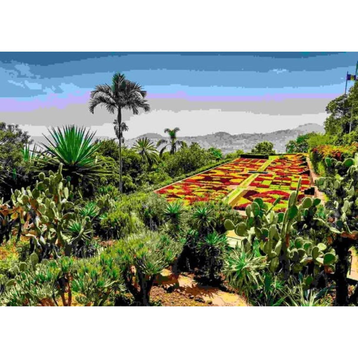 Ravensburger Jigsaw Puzzle Botanical Garden, Madère, 1000st.