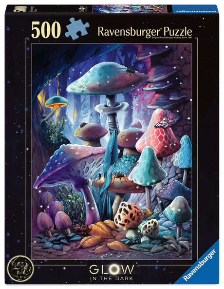 Ravensburger puzzle champignons au clair de lune (starline) 500 pièces