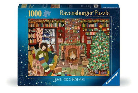 Ravensburger puzzle Noël 1000 pièces maison pour puzzle de Noël.