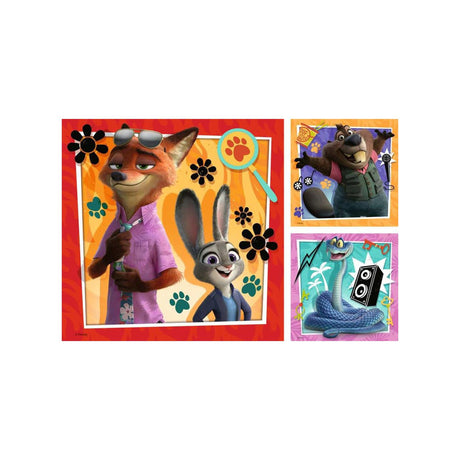Ravensburger puzzle zootopie 2 3x49pcs