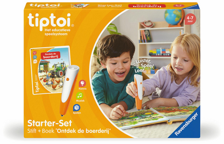 Ravensburger tiptoiâ® coffret de démarrage découverte de la ferme