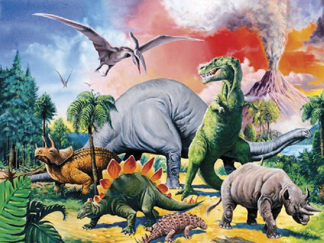 Ravensburger parmi les dinosaures – puzzle xxl 100 pièces