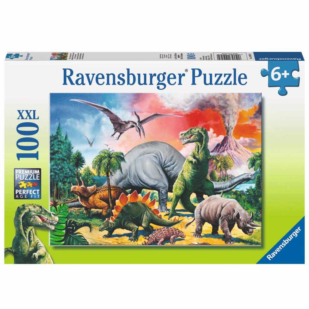 Ravensburger puzzle mezi kusy dinos 100 xxl