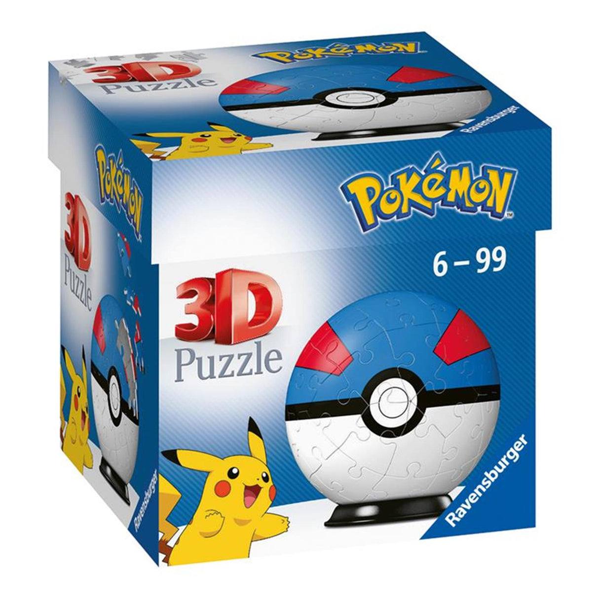 Ravensburger Puzzle 3D Pokémon Grande Boule, 54 pcs.