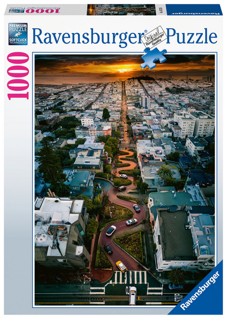 Ravensburger puzzel 1000 stukjes lombard street san francisco