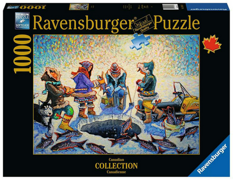 Ravensburger puzzle pêche sur glace 1000 pièces