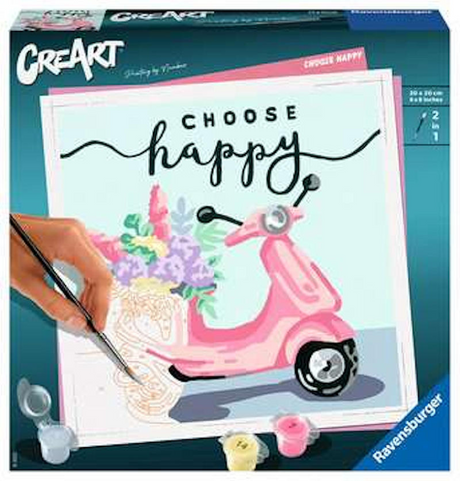 Ravensburger Creart Painting au numéro - Choisissez Happy