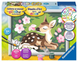 Ravensburger peinture par numéro petit cerf - paquet de loisirs