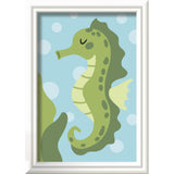 Ravensburger CreArt Peinture par numéros Hippocampe tendance