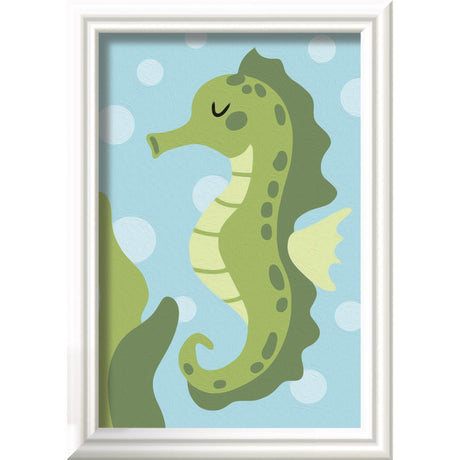 Ravensburger CreArt Peinture par numéros Hippocampe tendance