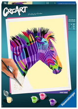 Ravensburger creart zèbre peinture par numéro
