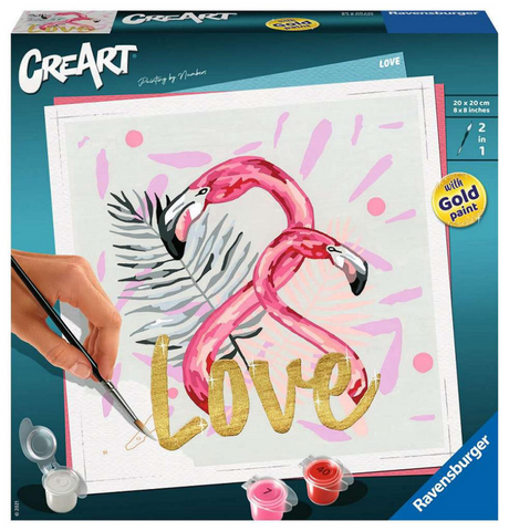 Ravensburger peinture par numéros ravensburger creart peinture par numéros - amour