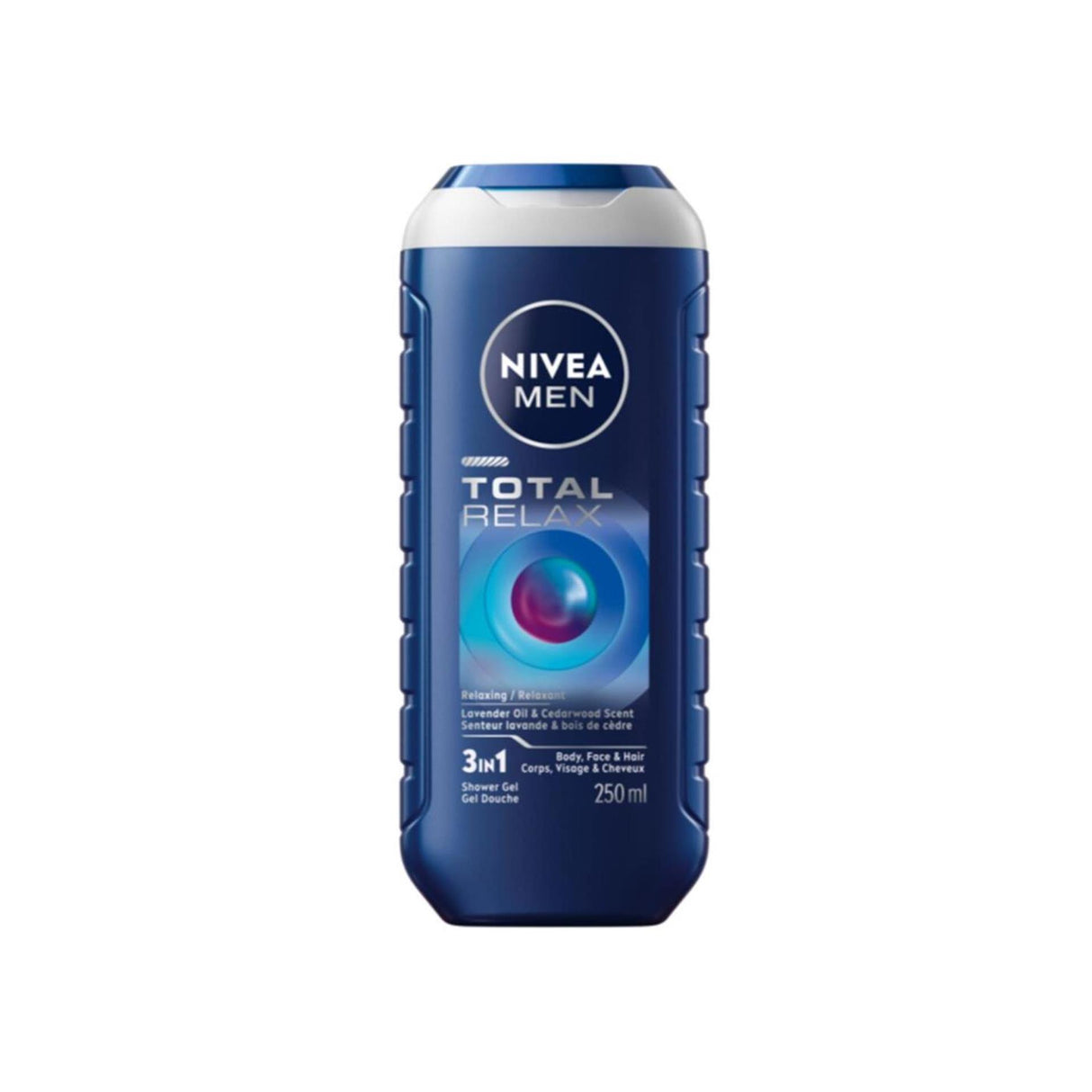Nivea gel douche homme 3 en 1 détente totale